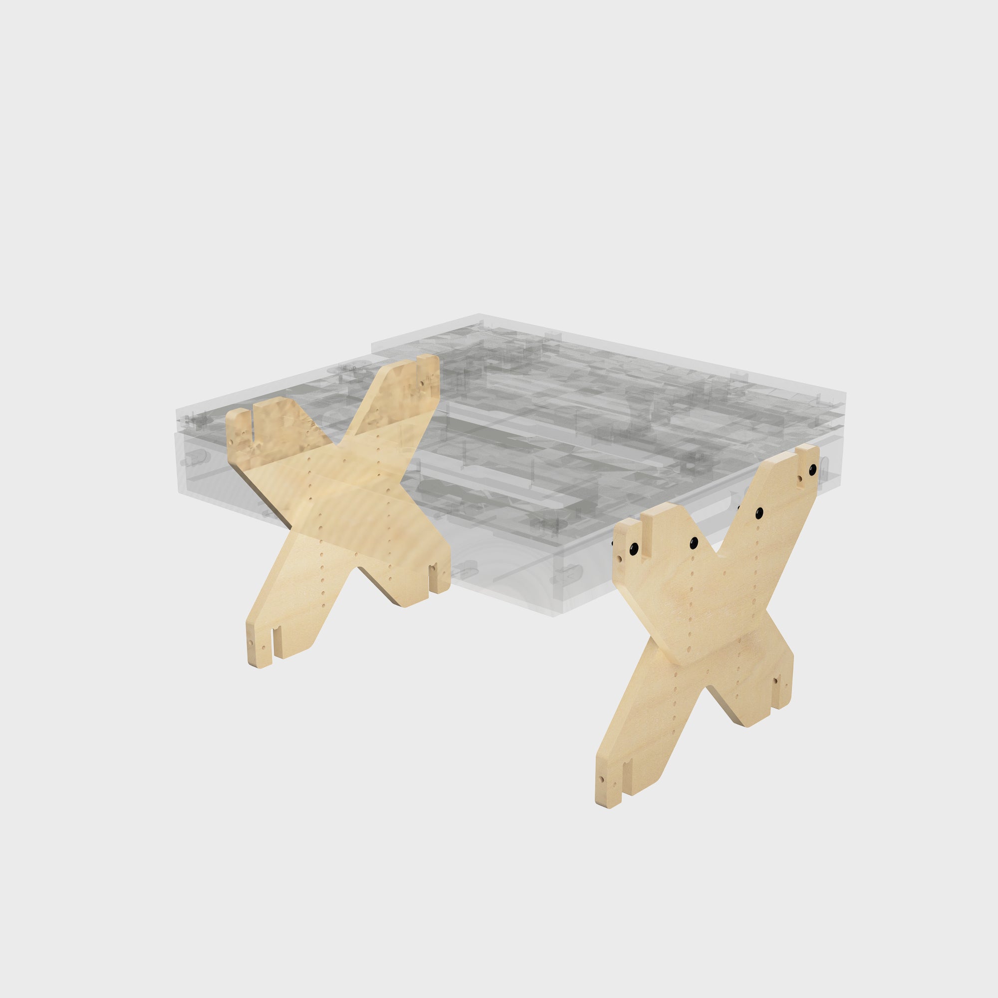 BOXIO RACK FOOT I Height-adjustable foot