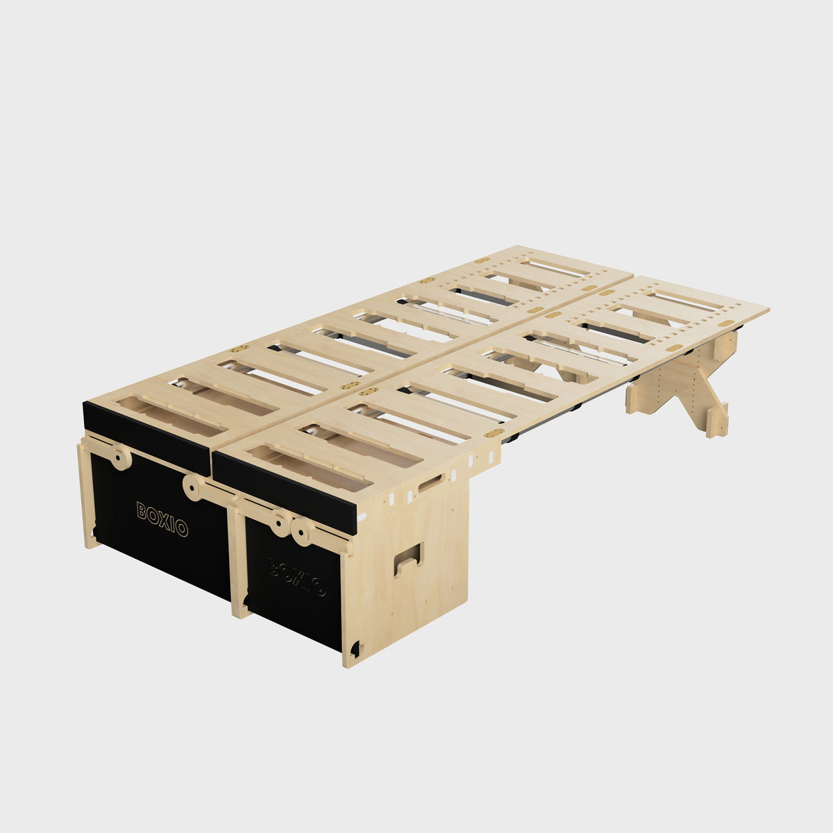 BOXIO RACK BOX + BED BUNDLE M I Modular camping box