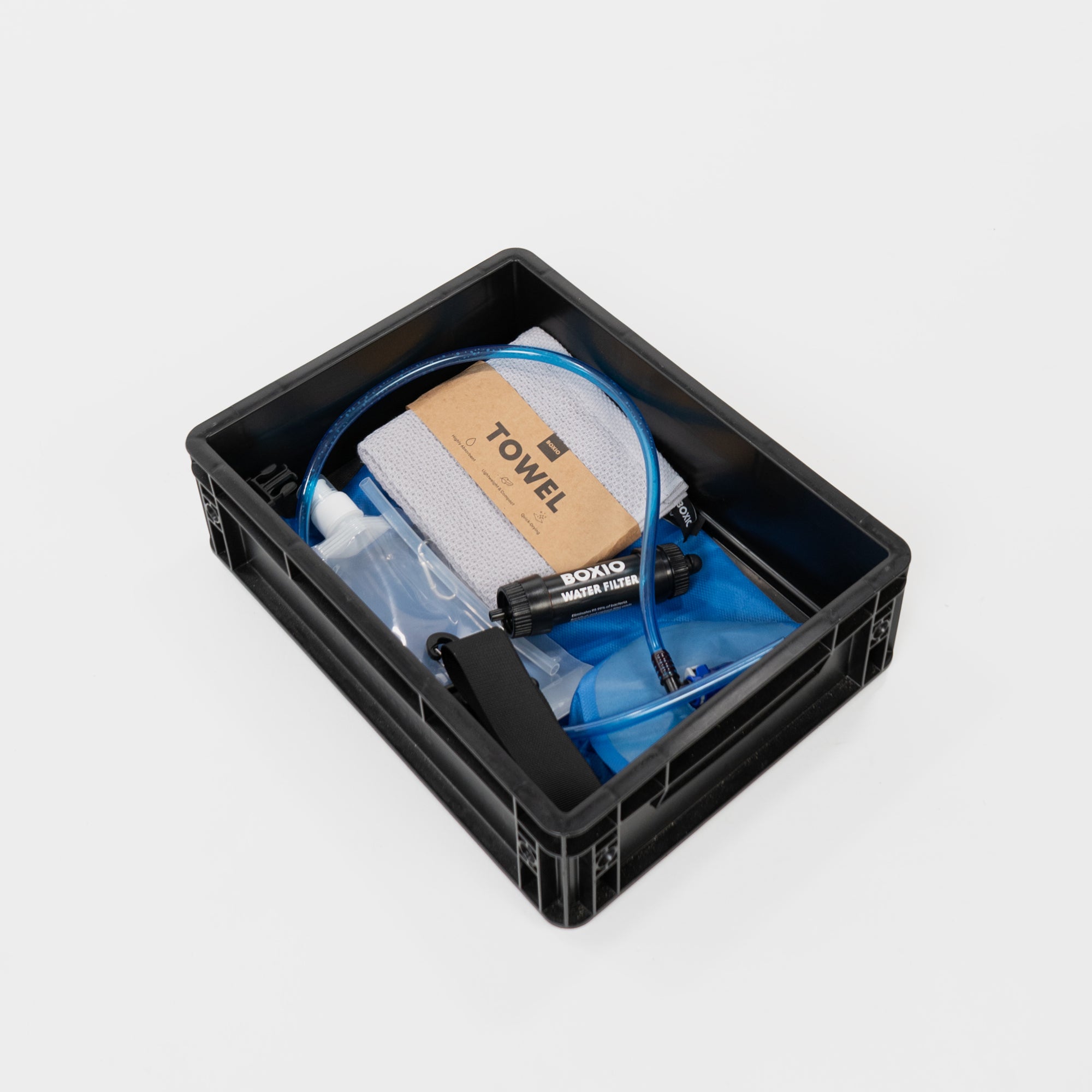 Eurobox mit Wasserfilter I BOXIO WASH UP