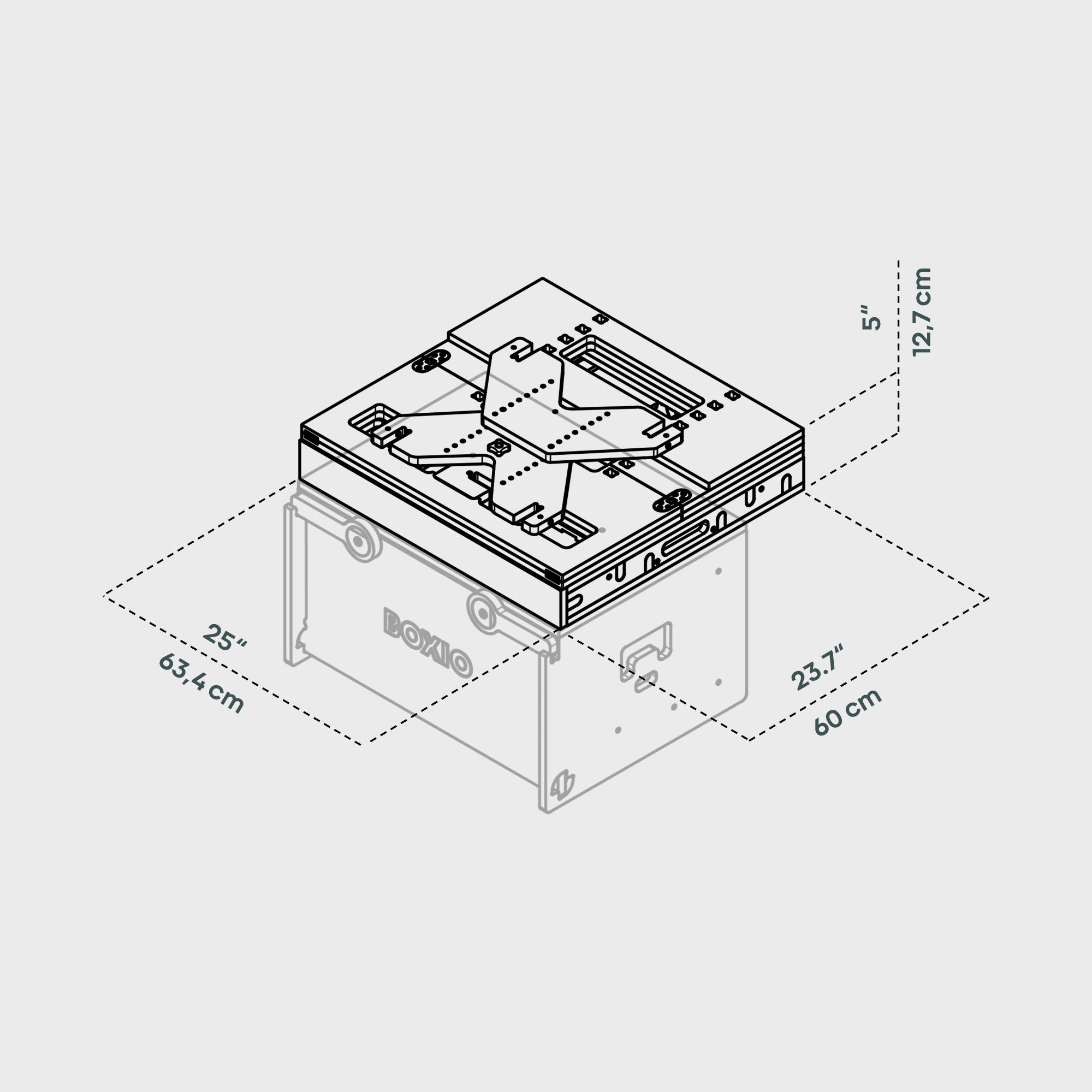 BOXIO RACK BED L I Mueble cama camper
