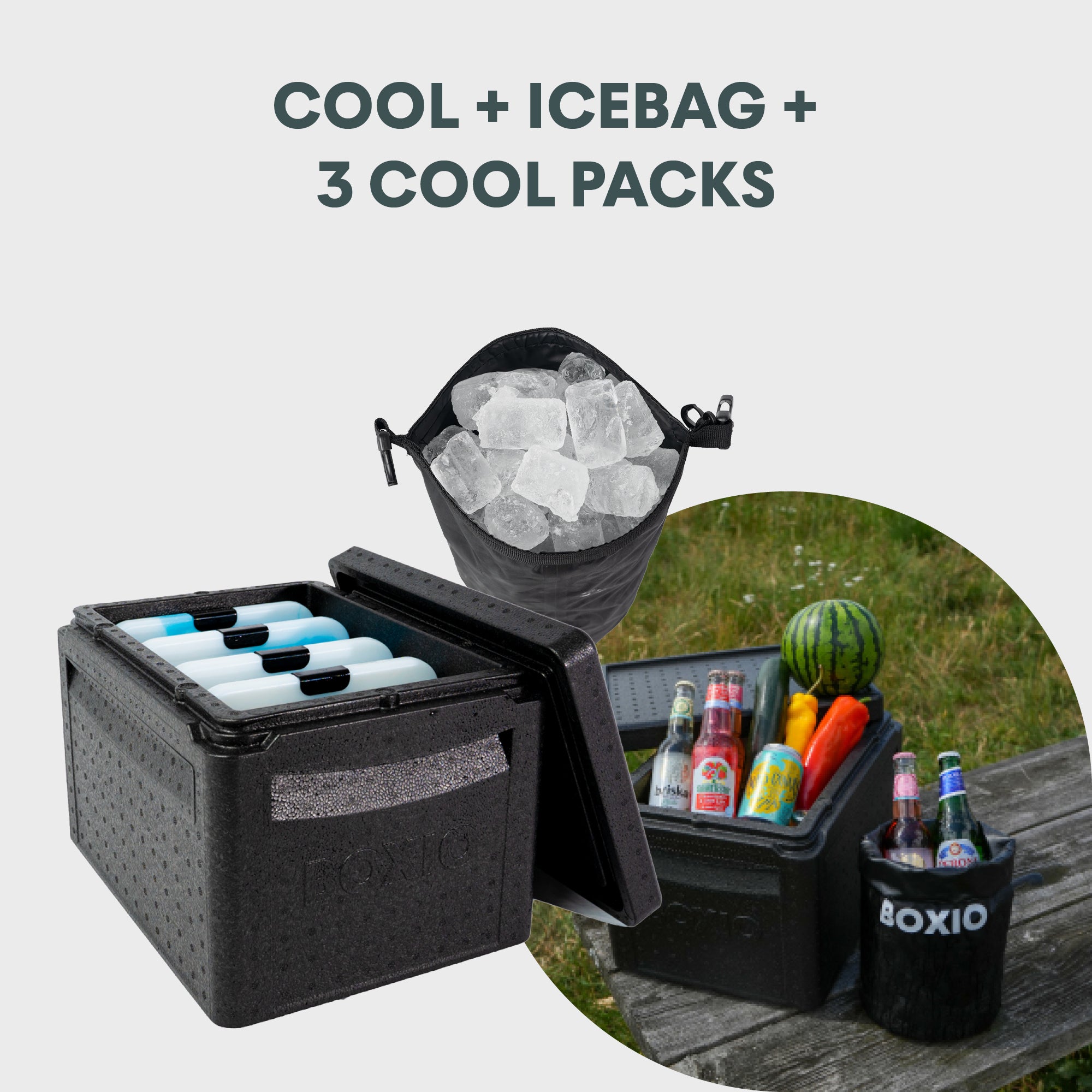 BOXIO COOL PLUS | Nevera pasiva con bolsas de hielo