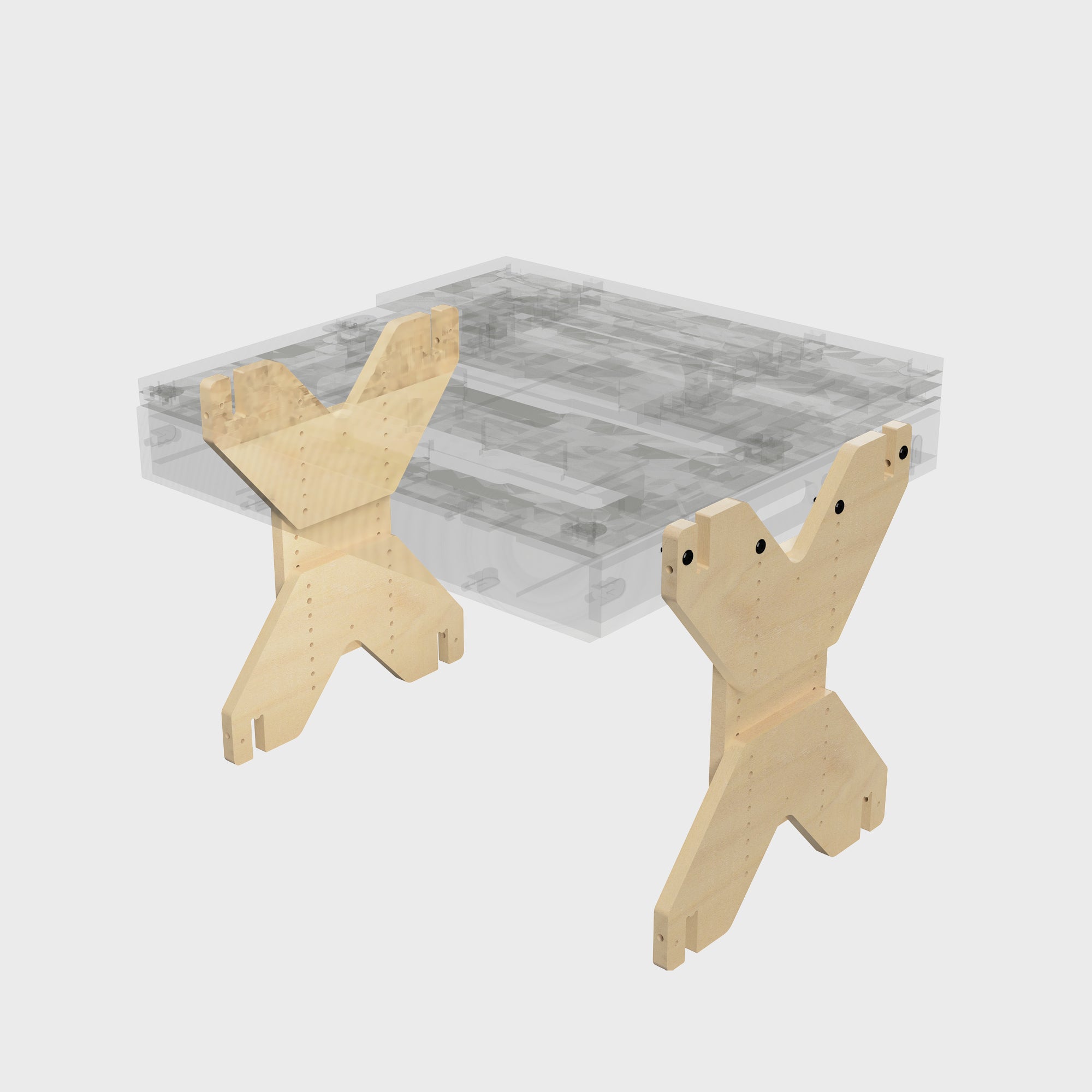 BOXIO RACK FOOT I Height-adjustable foot