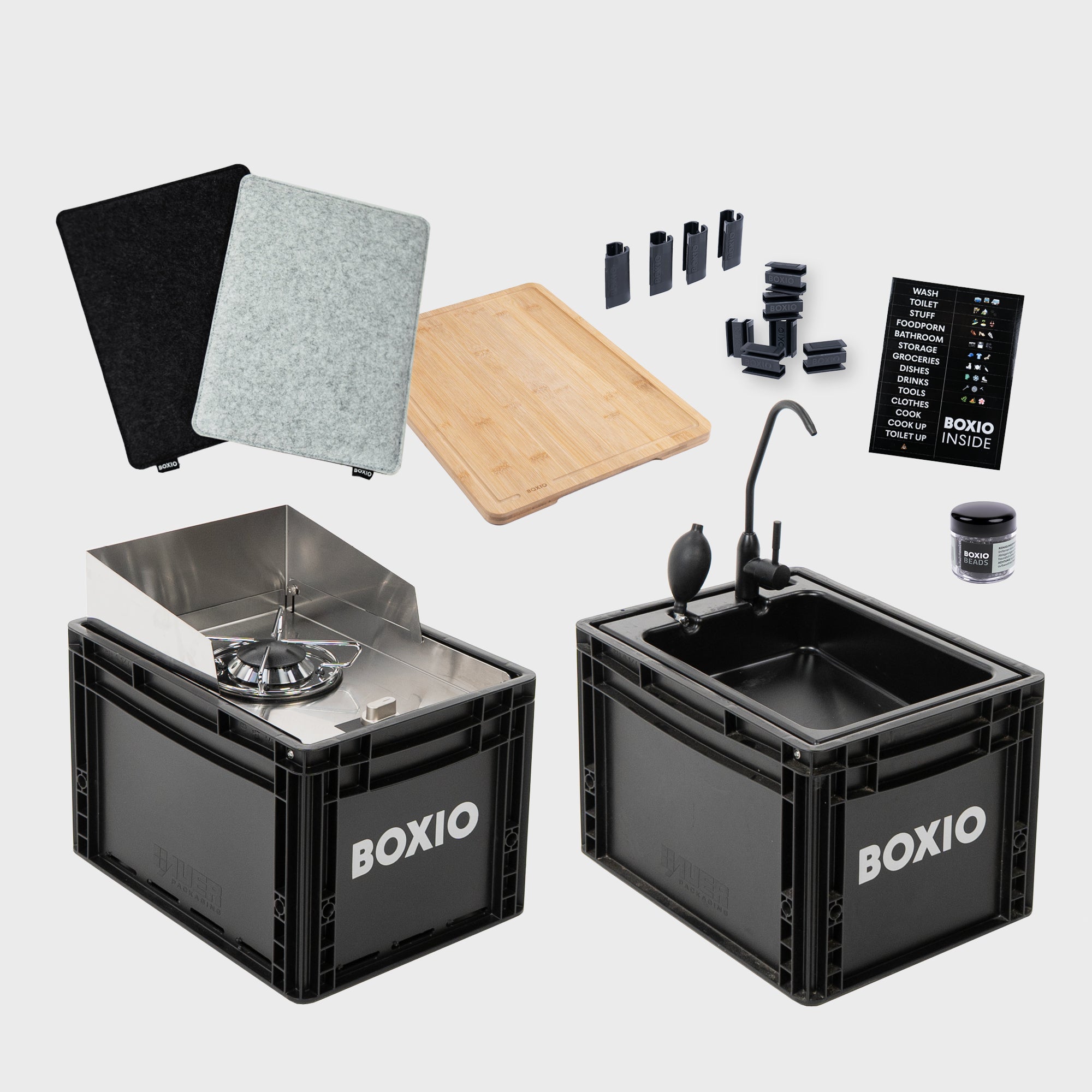 BOXIO KITCHEN LITE I Mobile I kompakte Outdoor-Küche