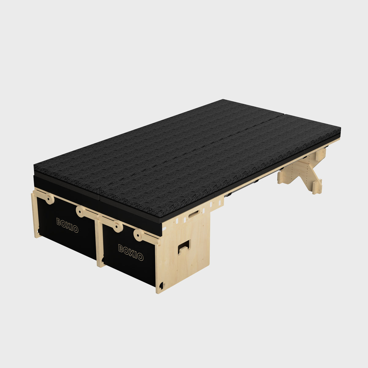 BOXIO RACK BOX + BED PACK L I Coffre de camping modulaire
