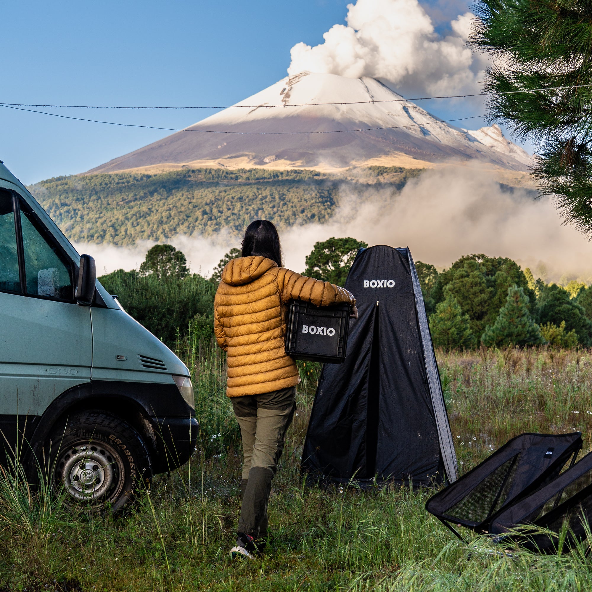 BOXIO SANITARY PLUS  | Mobiles Badezimmer mit TENT
