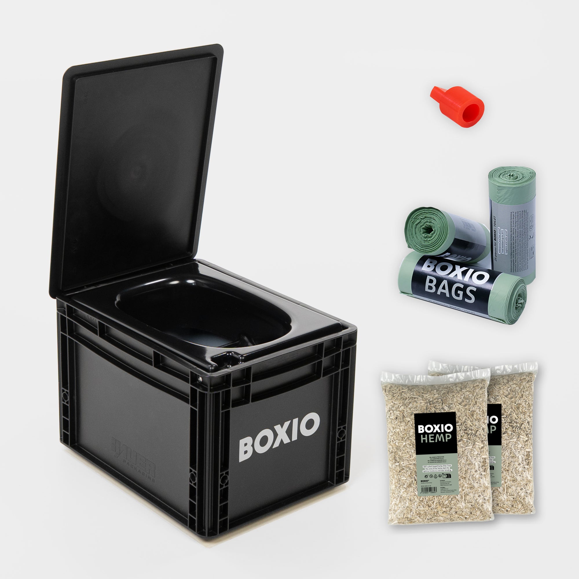 BOXIO - TOILET PLUS | Composting toilet with starter set