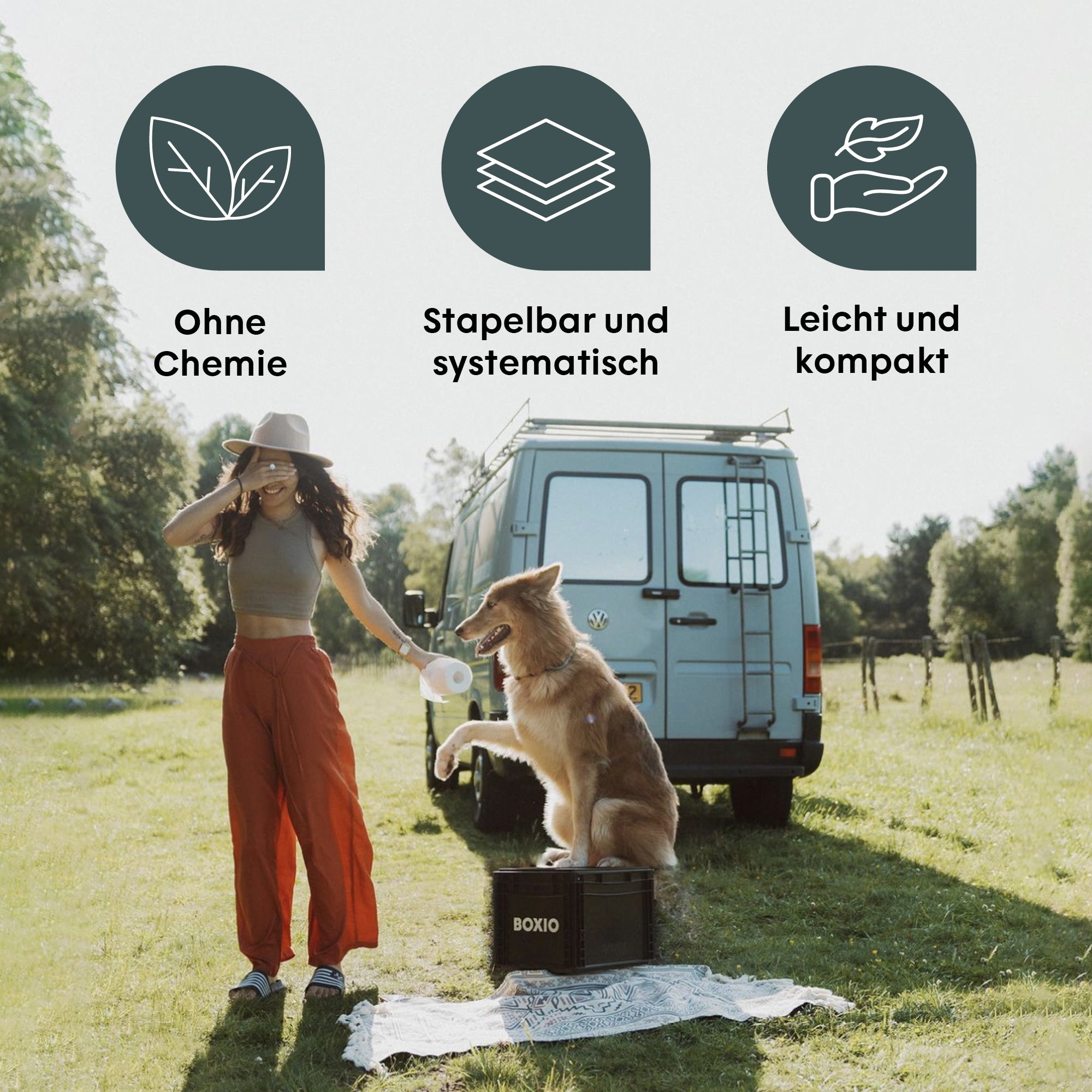 BOXIO TOILET XL Max+ I Trenntoilette Komplettset