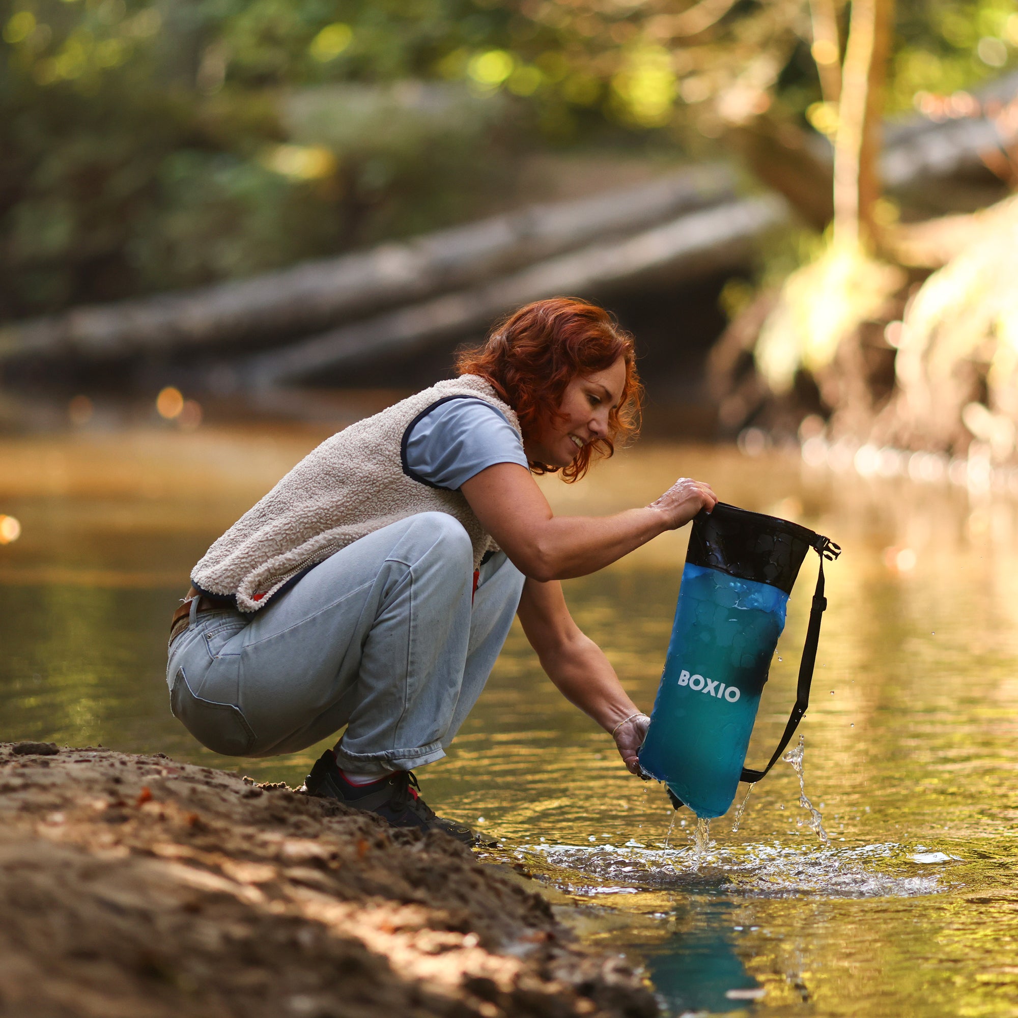 BOXIO WASH MAX+ | Camping washbasin and water filter system
