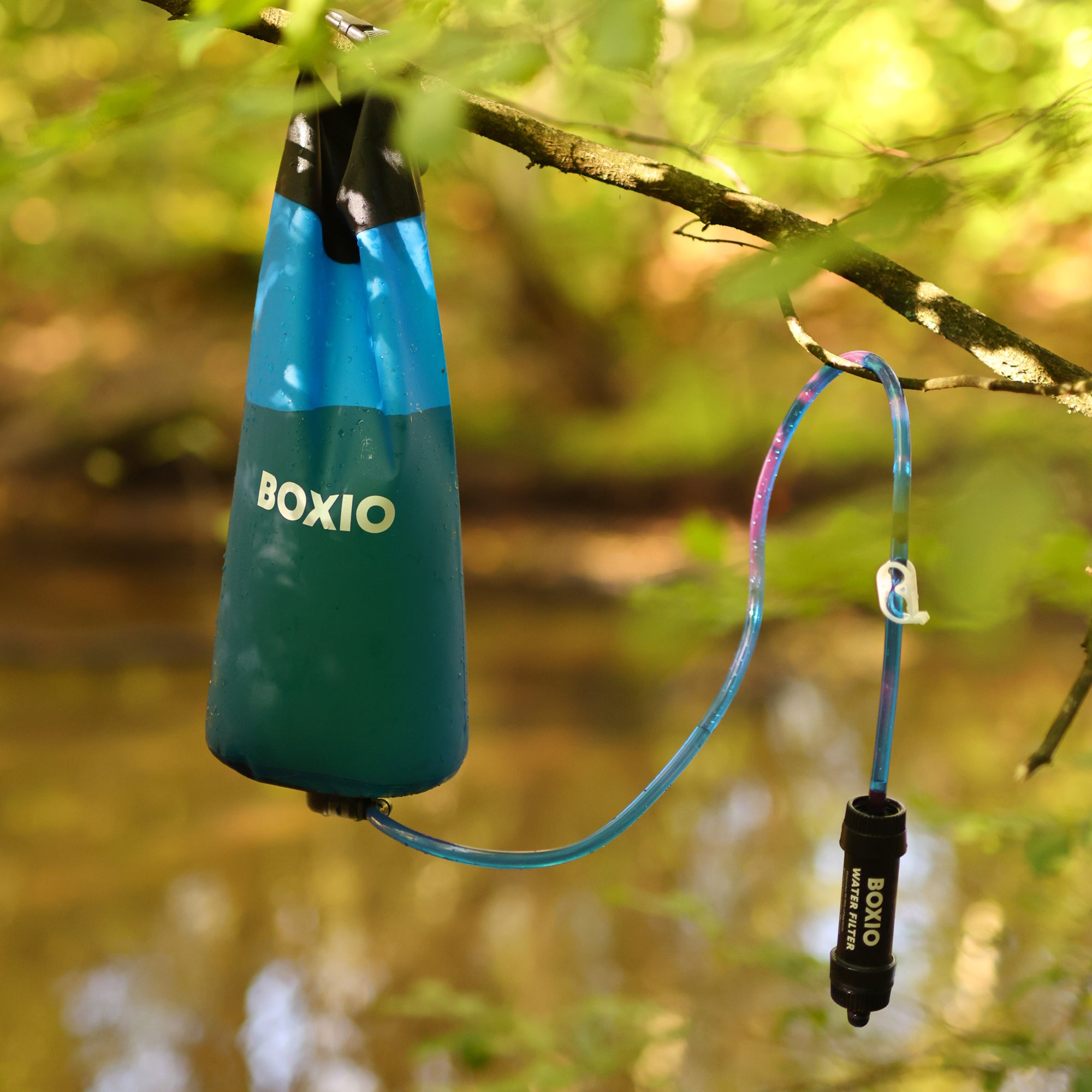 BOXIO WASH MAX+ | Camping washbasin and water filter system