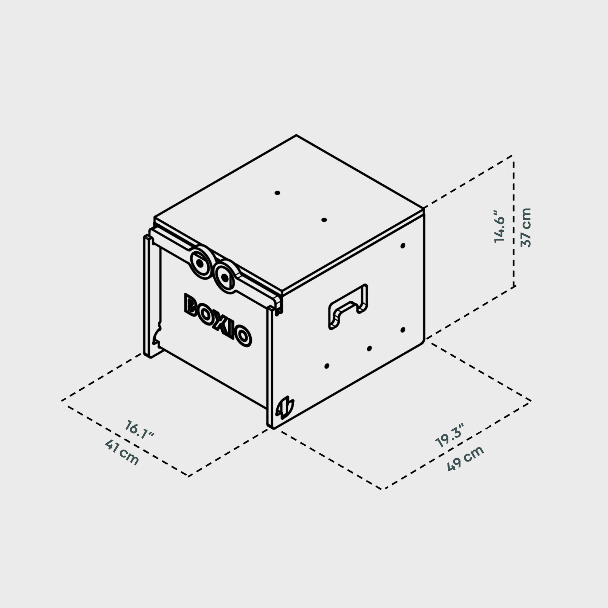 BOXIO RACK BOX XXS I Malle de voyage modulaire
