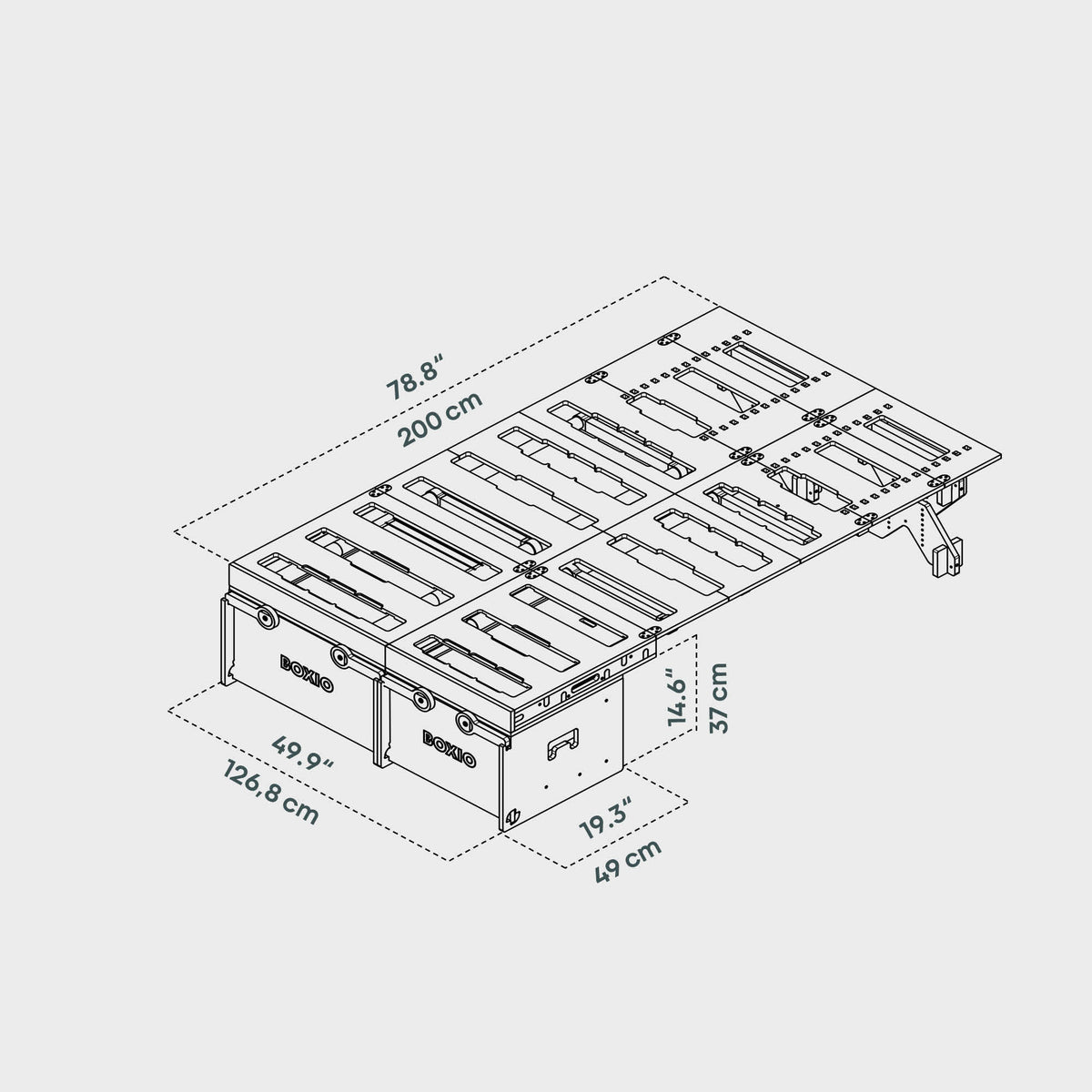 BOXIO RACK | Das module Ausbausystem
