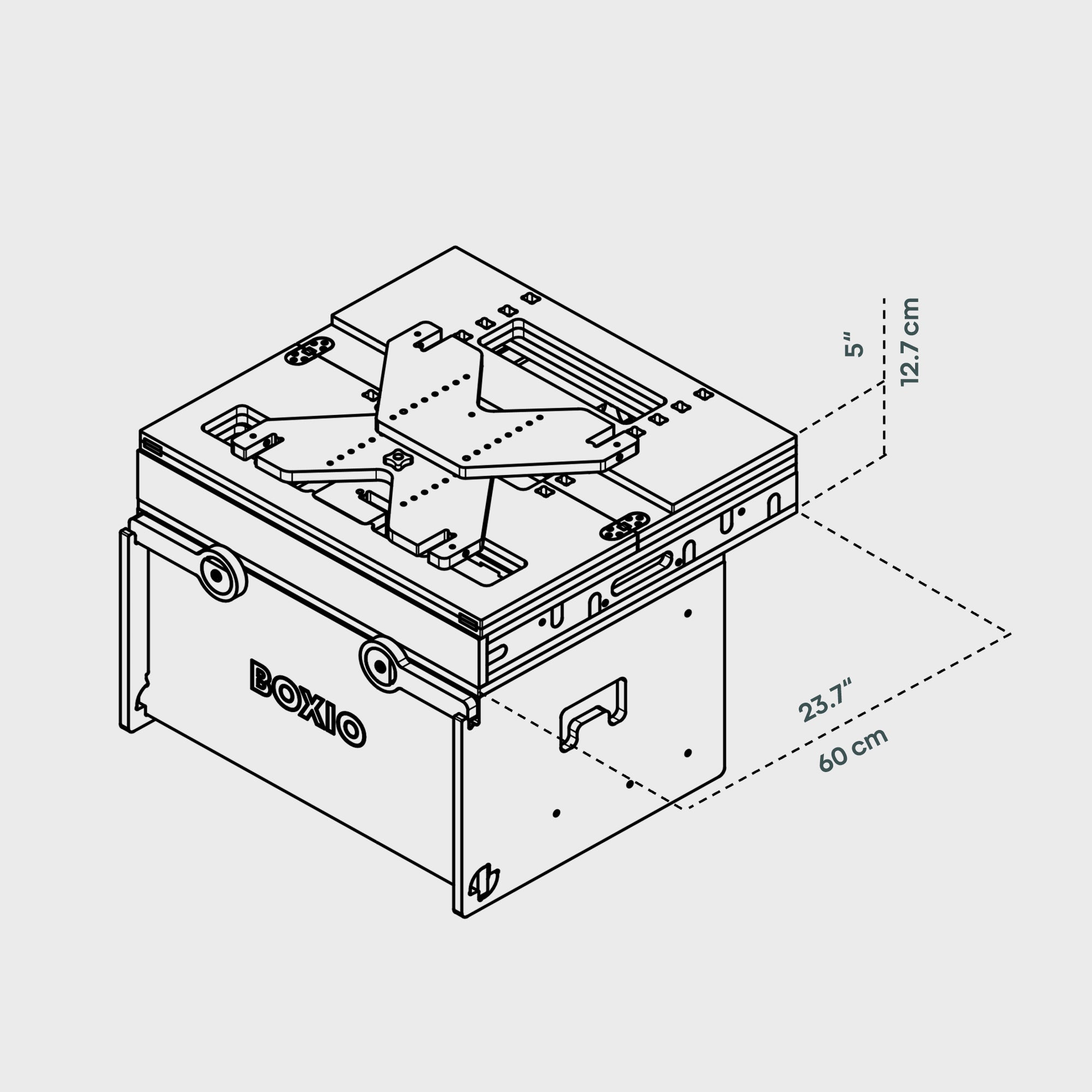 BOXIO RACK BUNDLE S I Modular camping box