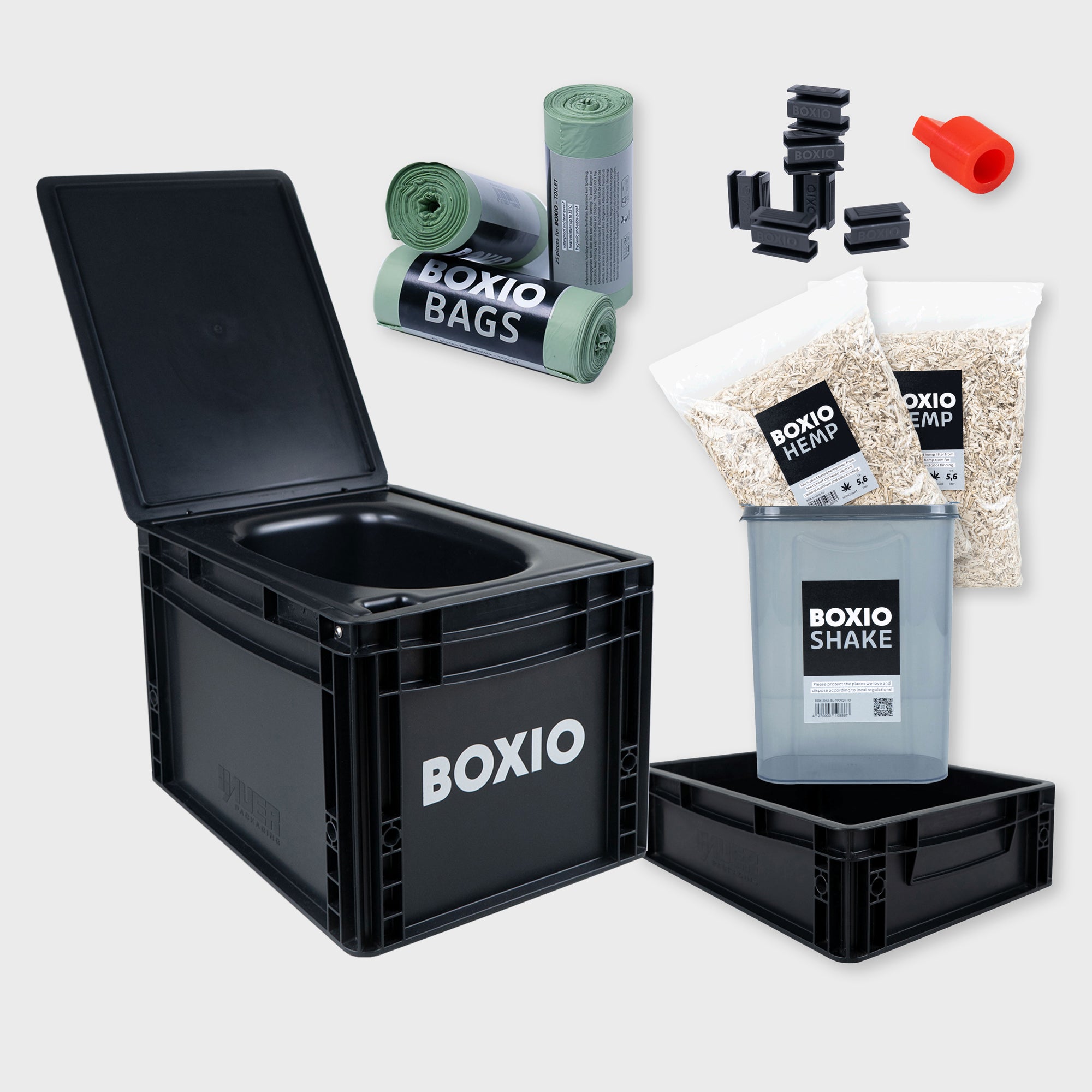 BOXIO - TOILET MAX+ Juego completo de inodoro separador